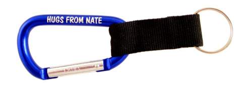 Carabiner with web fob